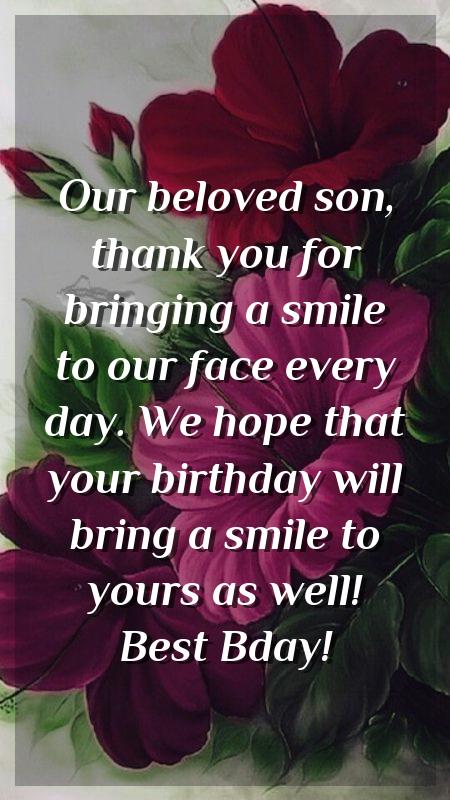 happy birthday to my first born son from mom